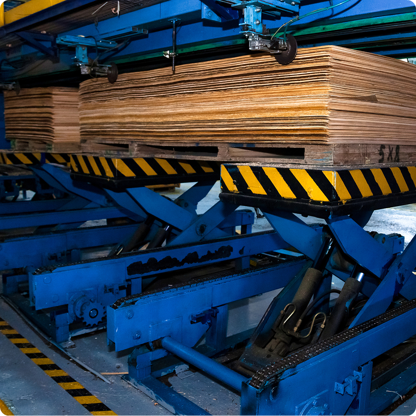 Wood Stock in The Warehouse